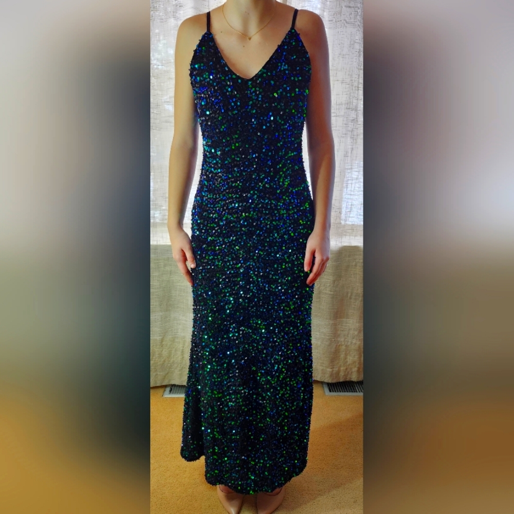 Long Sequin Formal Dress
